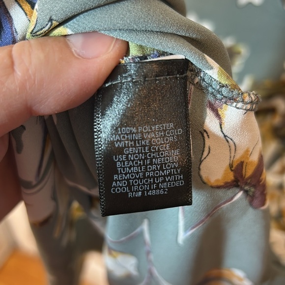 Torrid green floral babydoll top size 3X - Picture 5 of 6